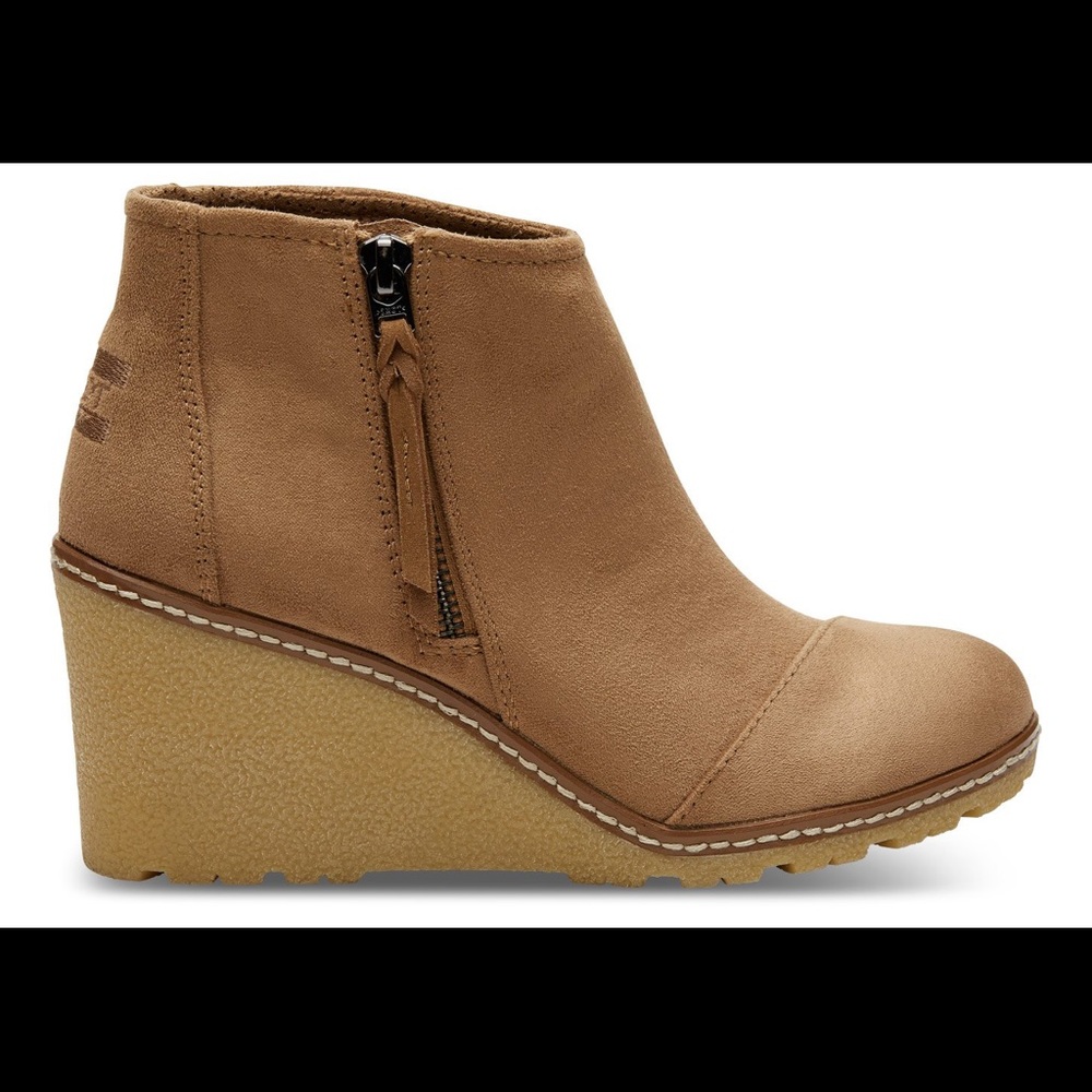 LTB Toms Avery wedge bootie